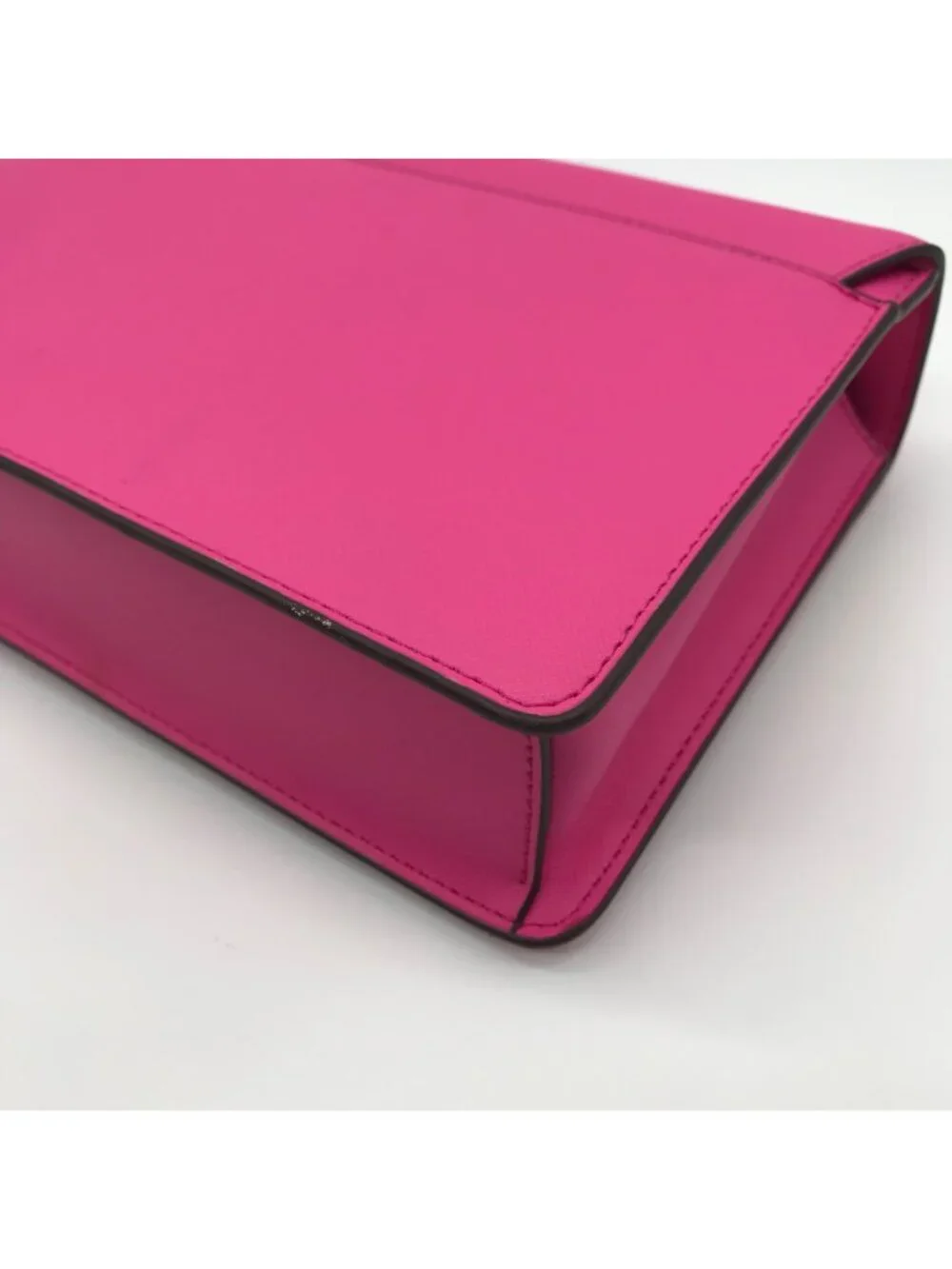 DKNY Pink Perla Large Flap Crossbody Bag